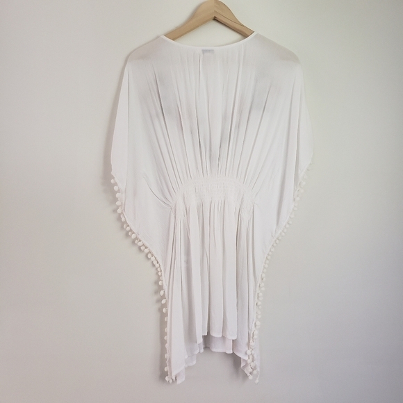 Francesca’s Swim Cover Up Embroidered White Tunic - Picture 3 of 8